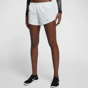 Nike Women’s Tempo White Dri-fit Shorts - Size Small
